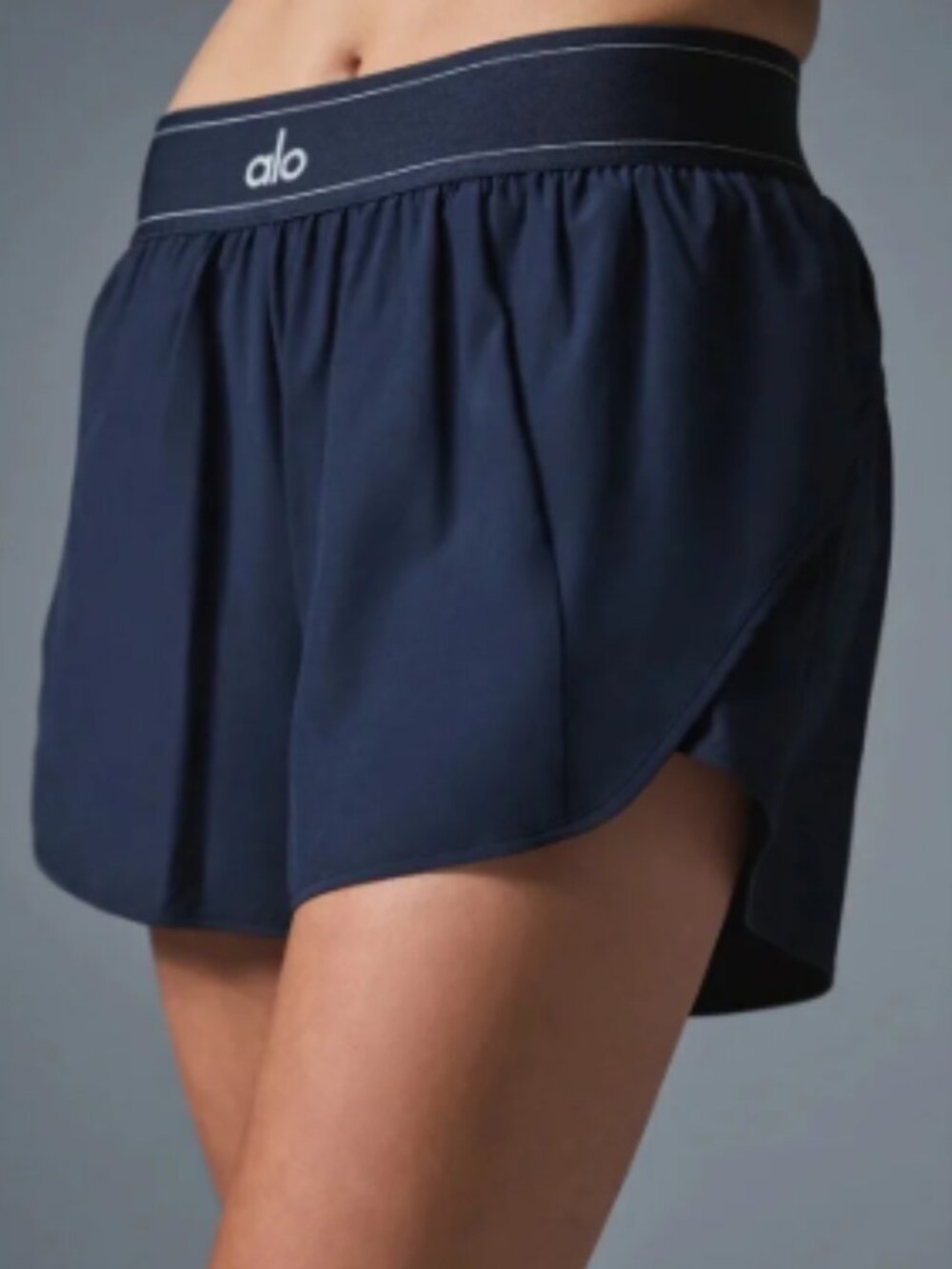 NWT🎯Alo Yoga Match Point Shorts Navy Blue | Size S-M 👒 - Picture 2 of 9